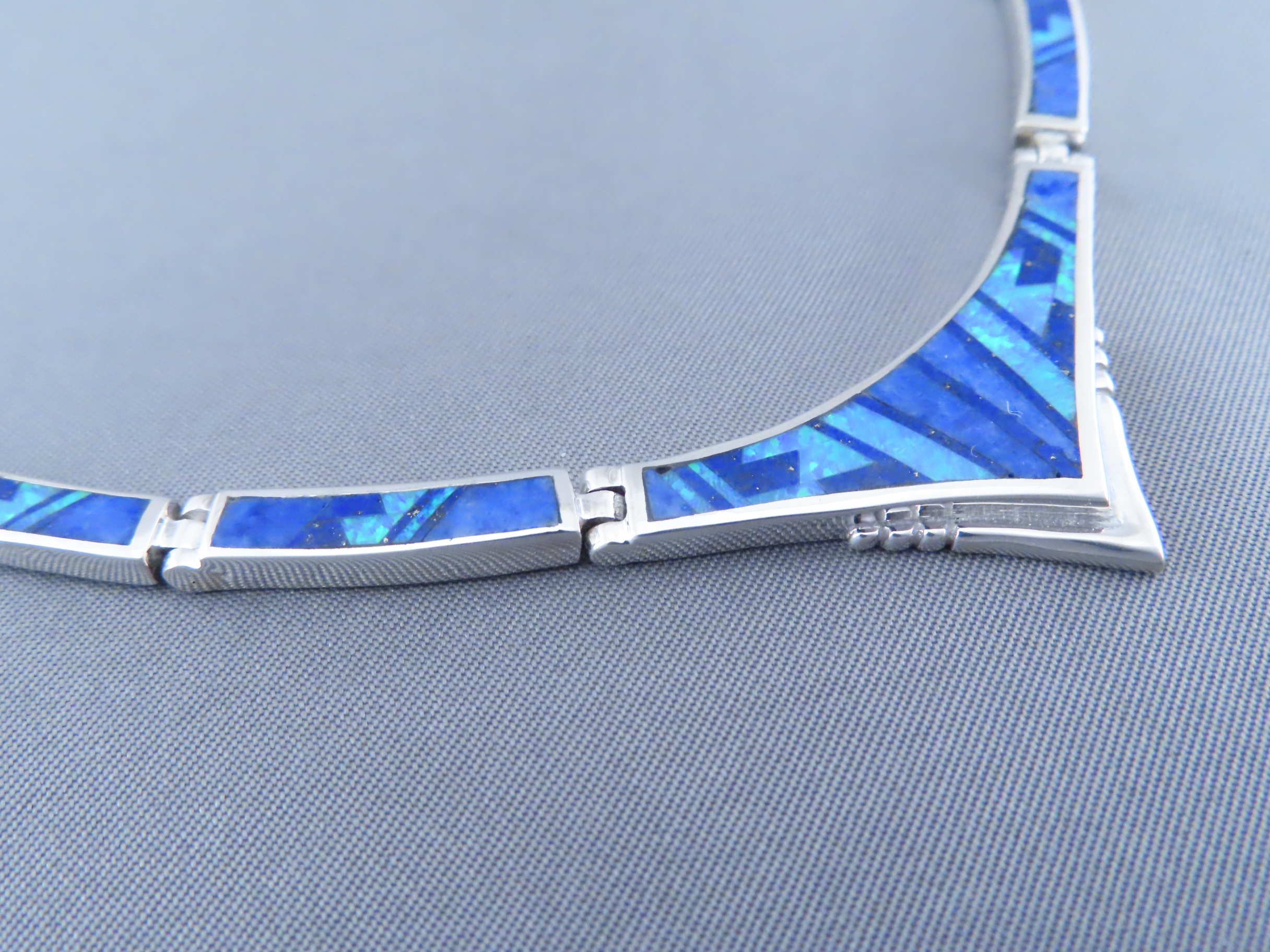 Lapis & Opal Inlay Necklace