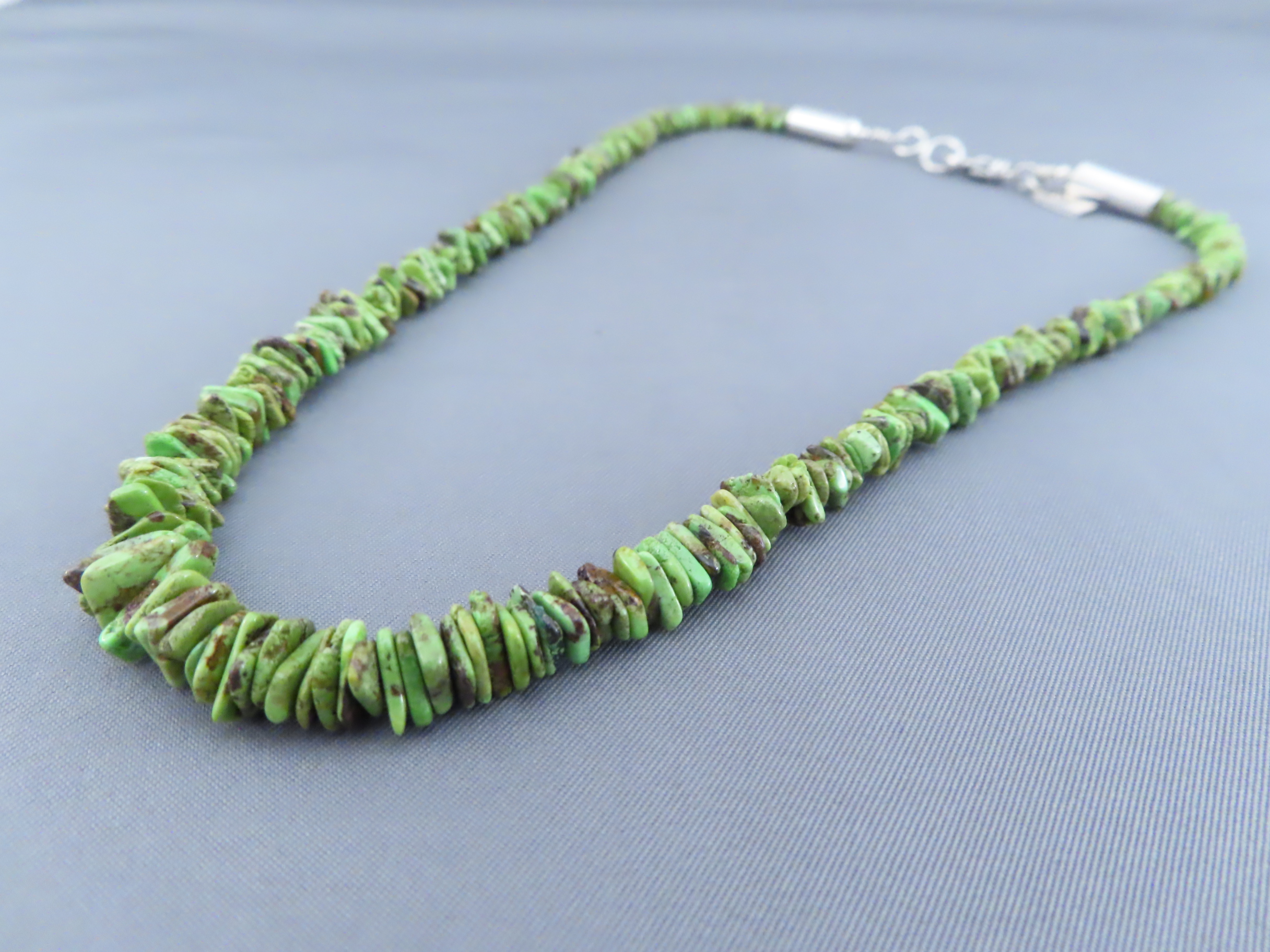 Gaspeite Necklace by Artie Yellowhorse