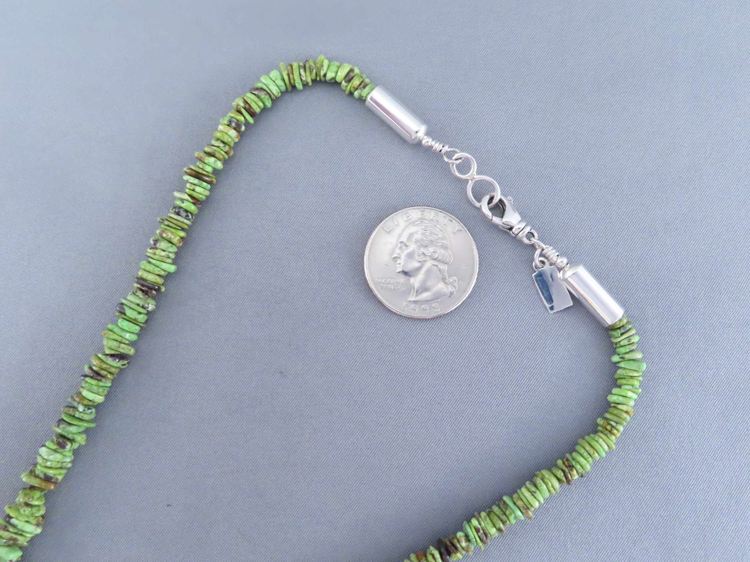 Gaspeite Necklace by Artie Yellowhorse