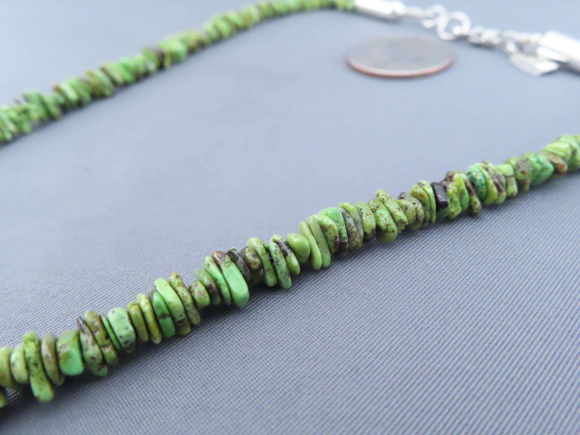 Gaspeite Necklace by Artie Yellowhorse