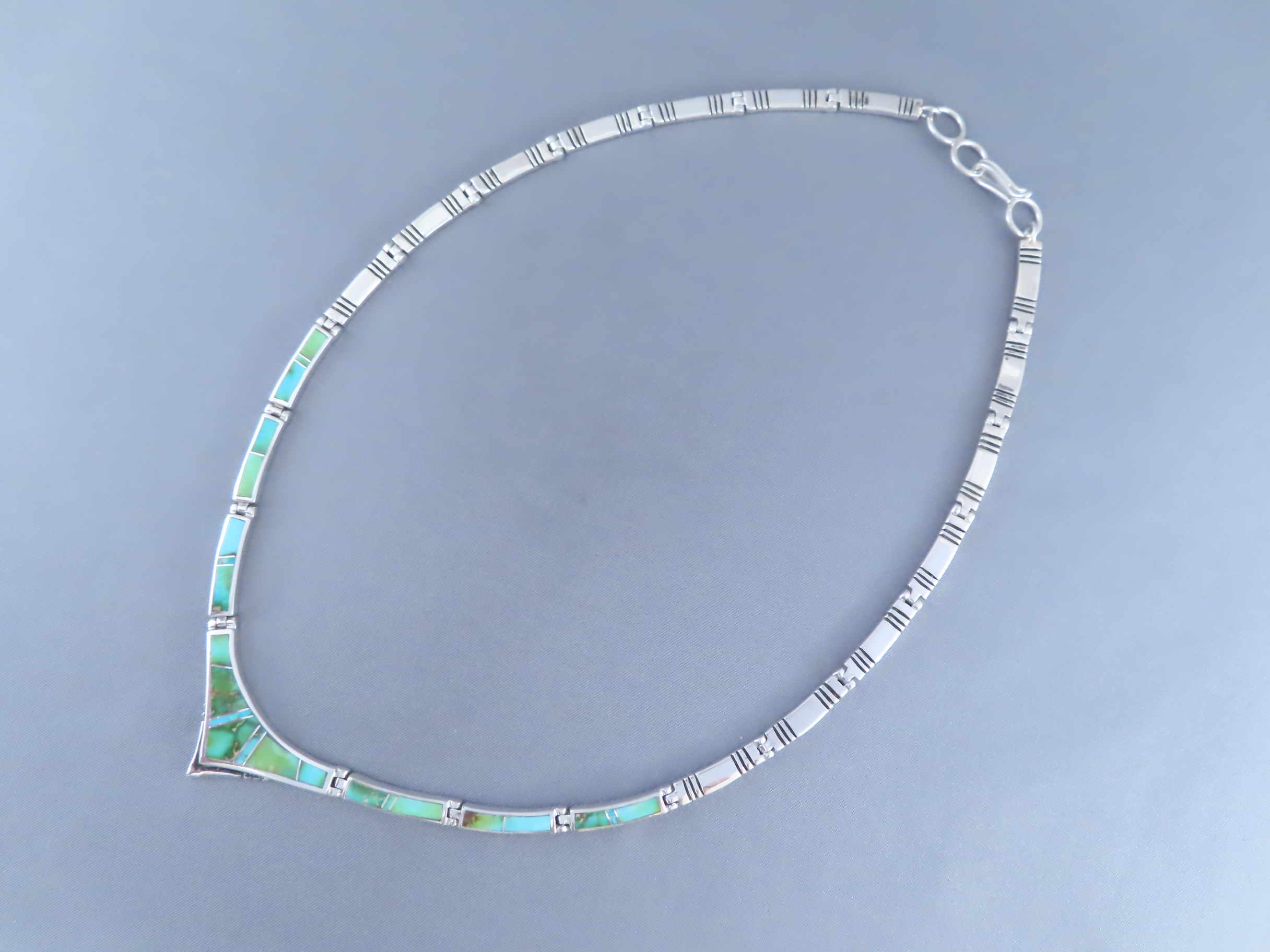 Necklace with Sonoran Gold Turquoise Inlay
