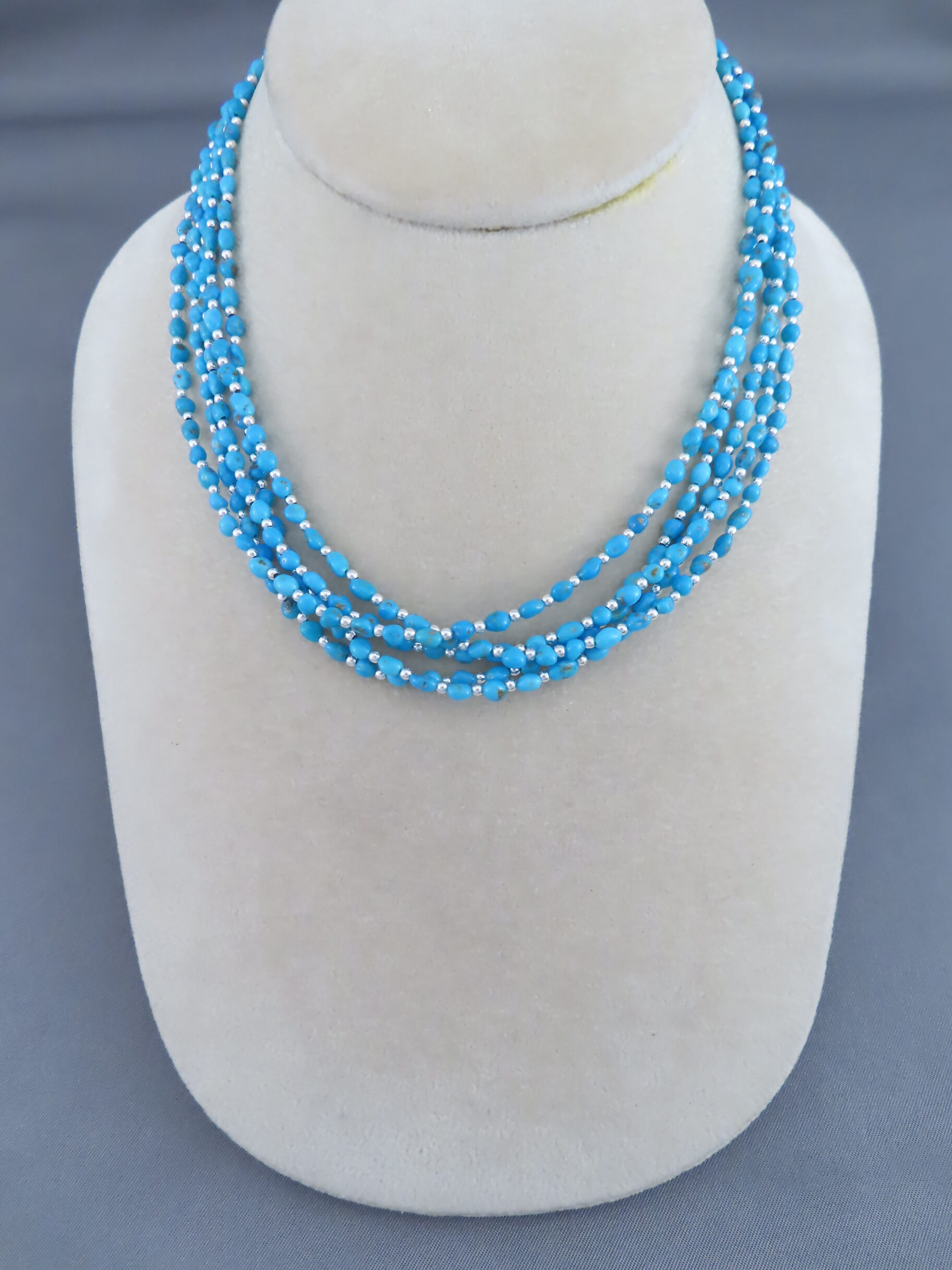 Multi-Strand Sleeping Beauty Turquoise Necklace – Yellowhorse