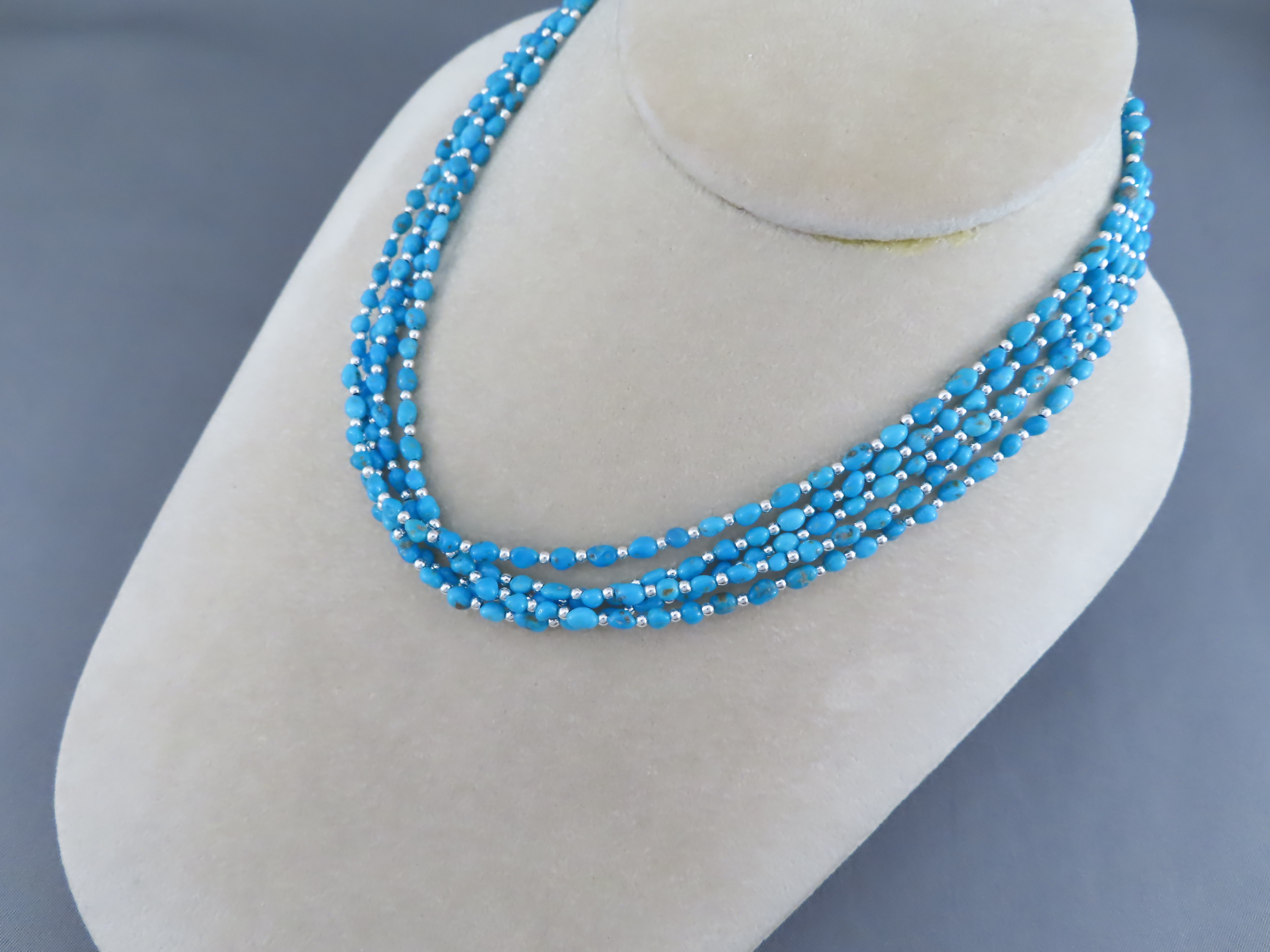 Multi-Strand Sleeping Beauty Turquoise Necklace – Yellowhorse