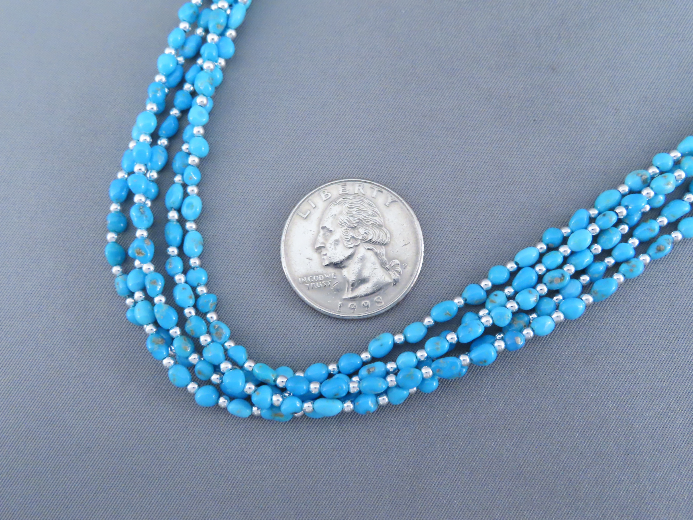 Multi-Strand Sleeping Beauty Turquoise Necklace – Yellowhorse