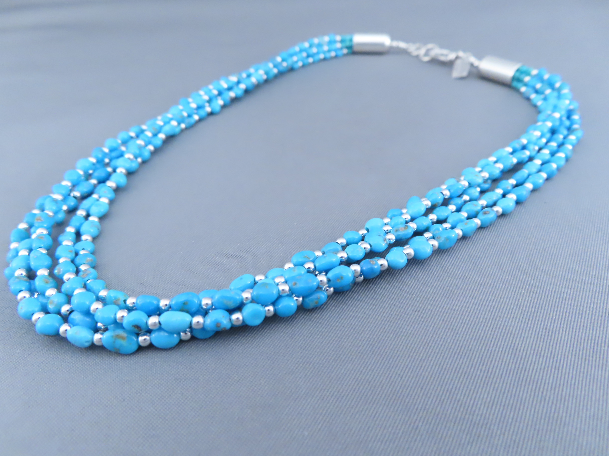 Multi-Strand Sleeping Beauty Turquoise Necklace – Yellowhorse
