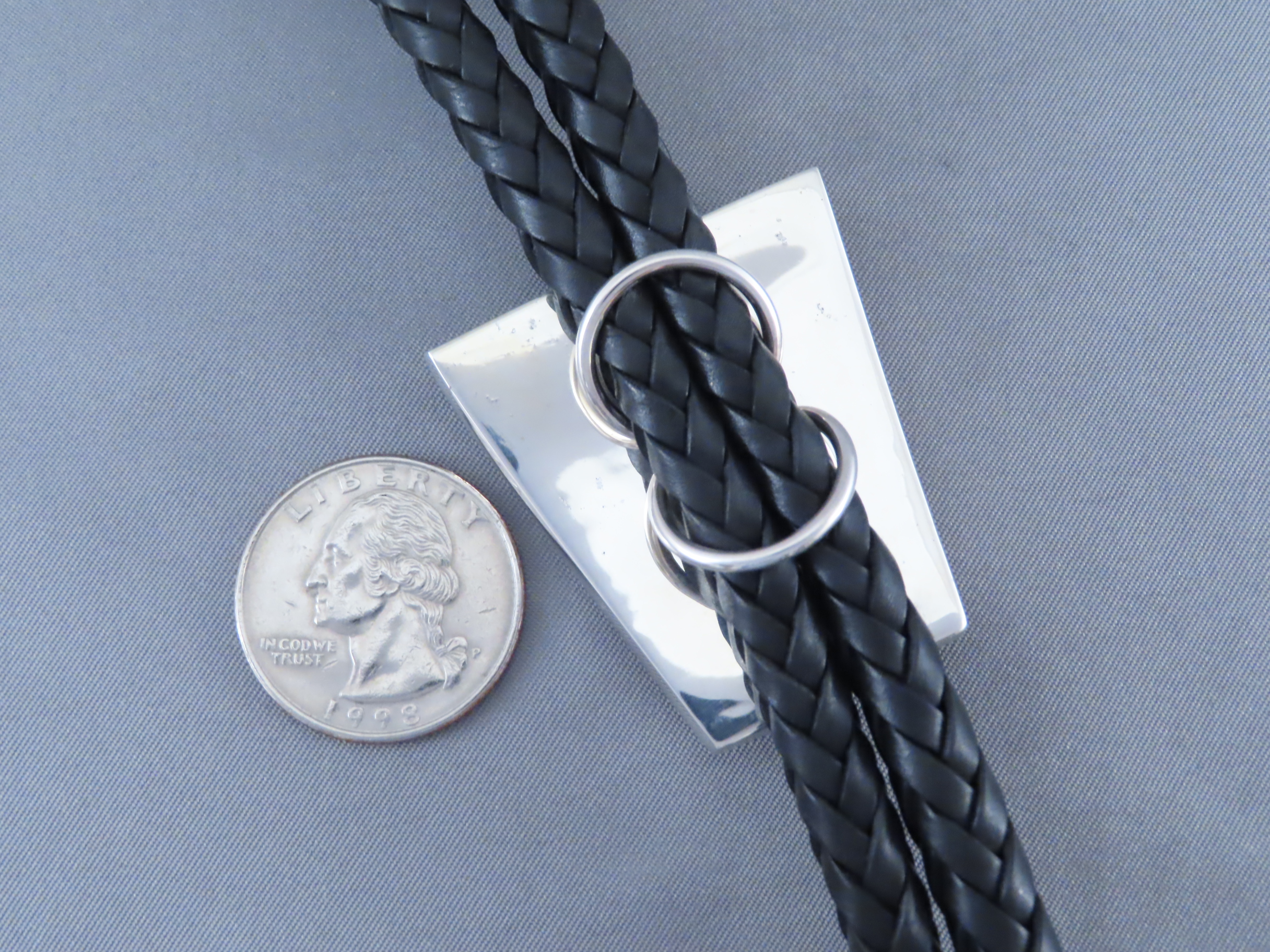 Multi-Stone Inlay Bolo Tie