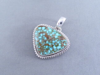 Kingman Turquoise & Sterling Silver Pendant (smaller)