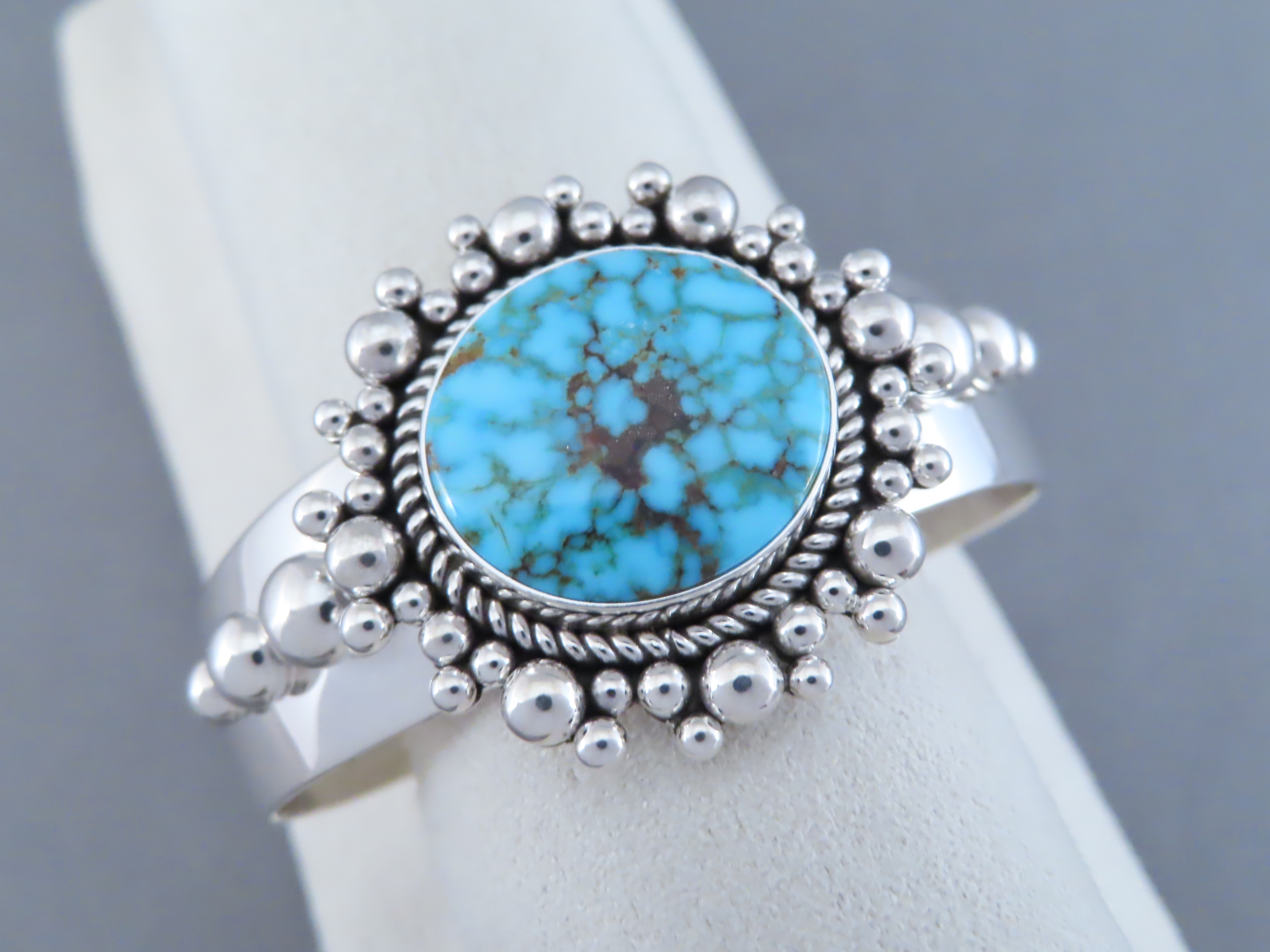 Artie Yellowhorse Kingman Turquoise Bracelet
