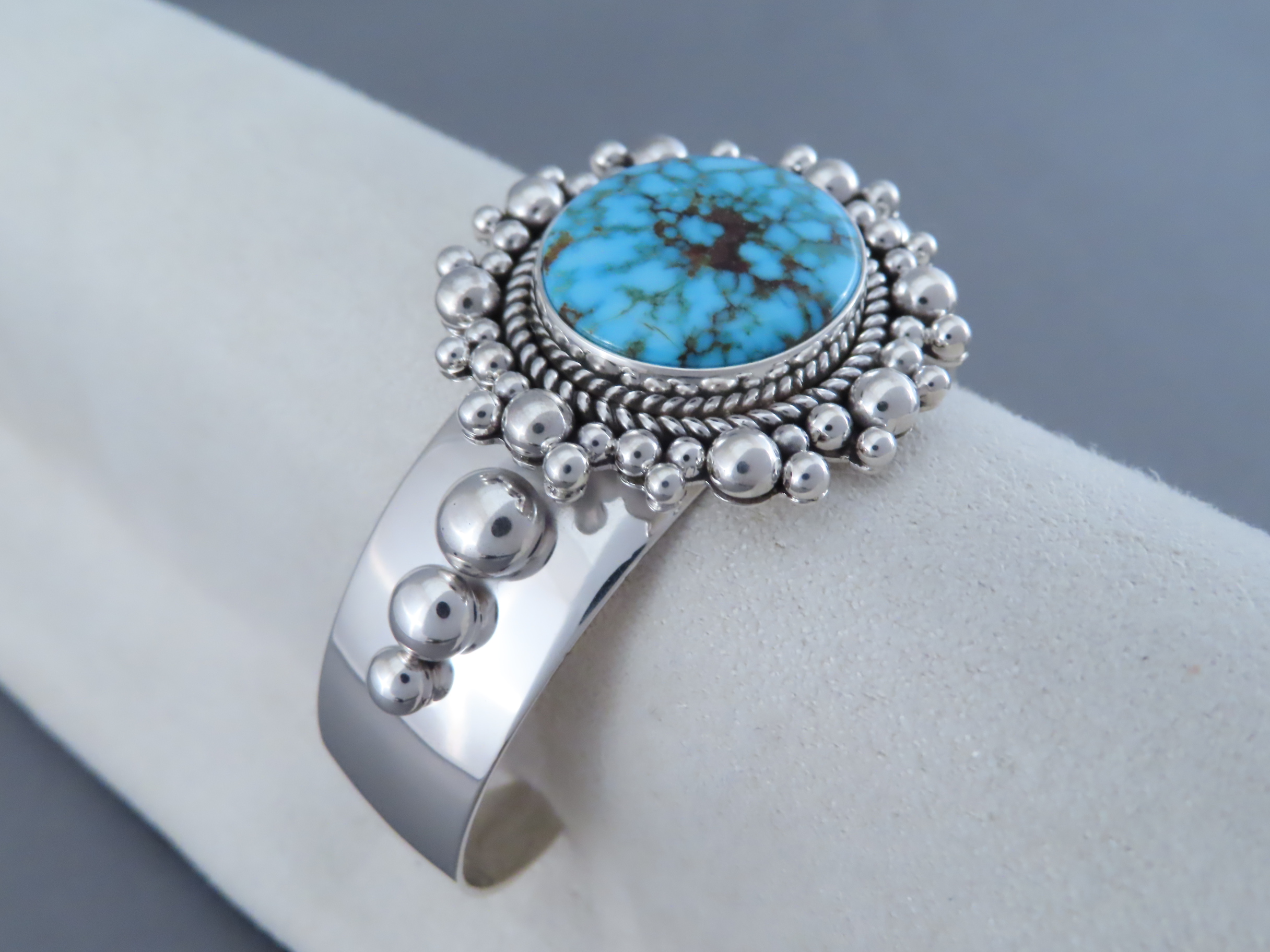 Artie Yellowhorse Kingman Turquoise Bracelet