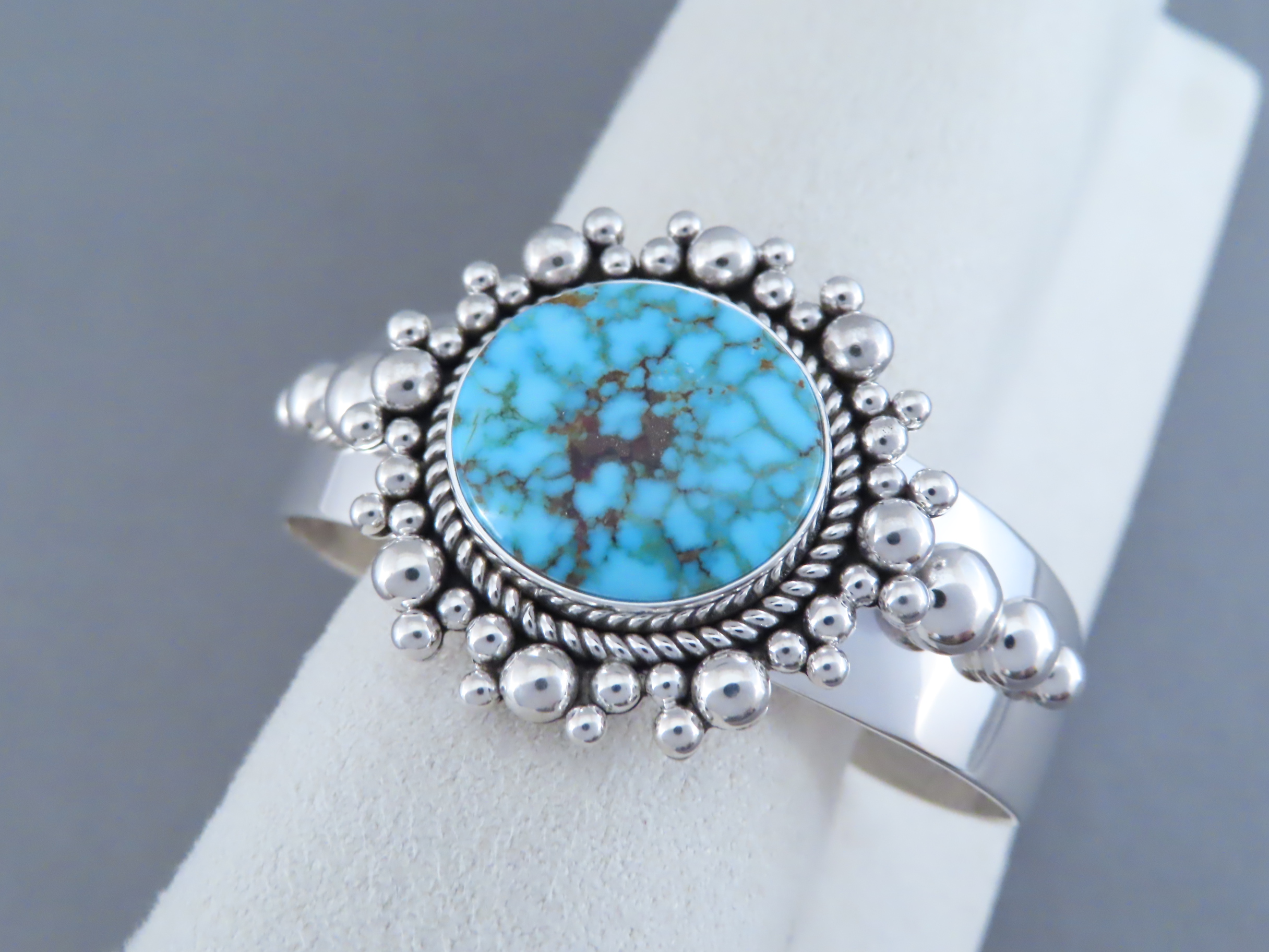 Artie Yellowhorse Kingman Turquoise Bracelet