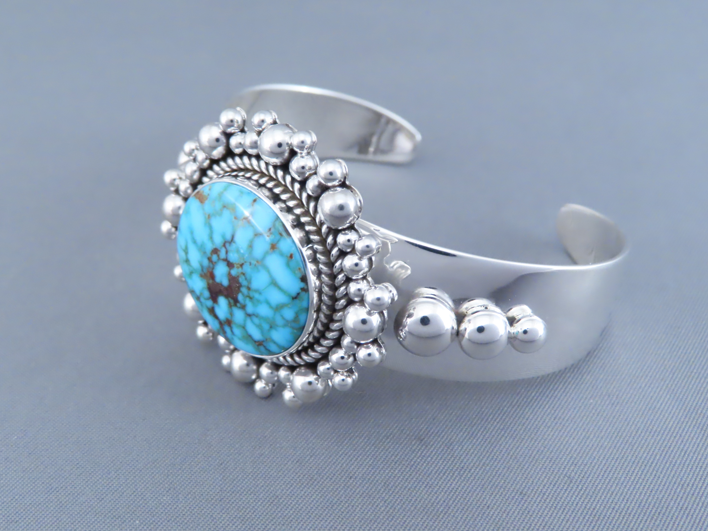 Artie Yellowhorse Kingman Turquoise Bracelet