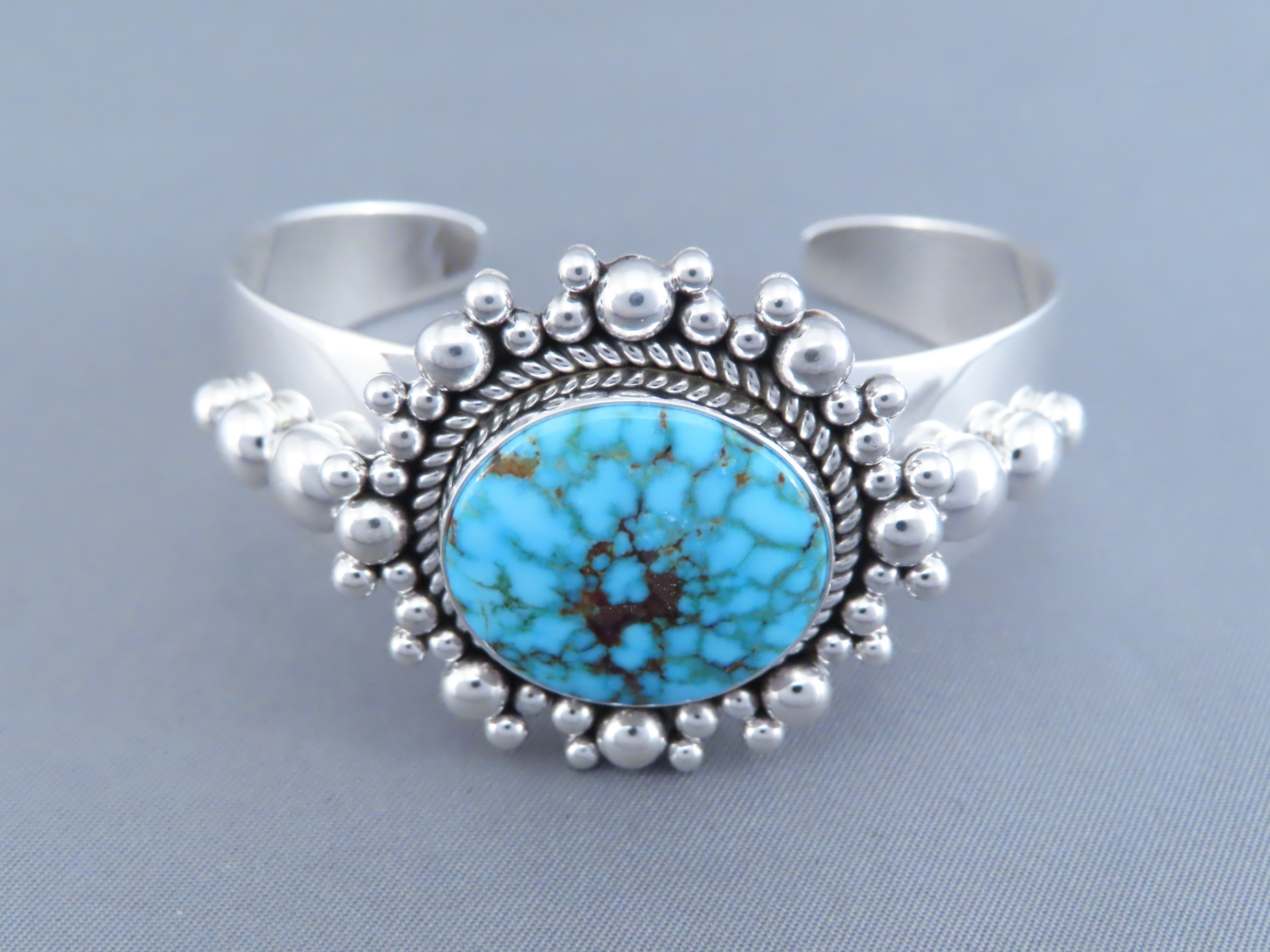 Artie Yellowhorse Kingman Turquoise Bracelet
