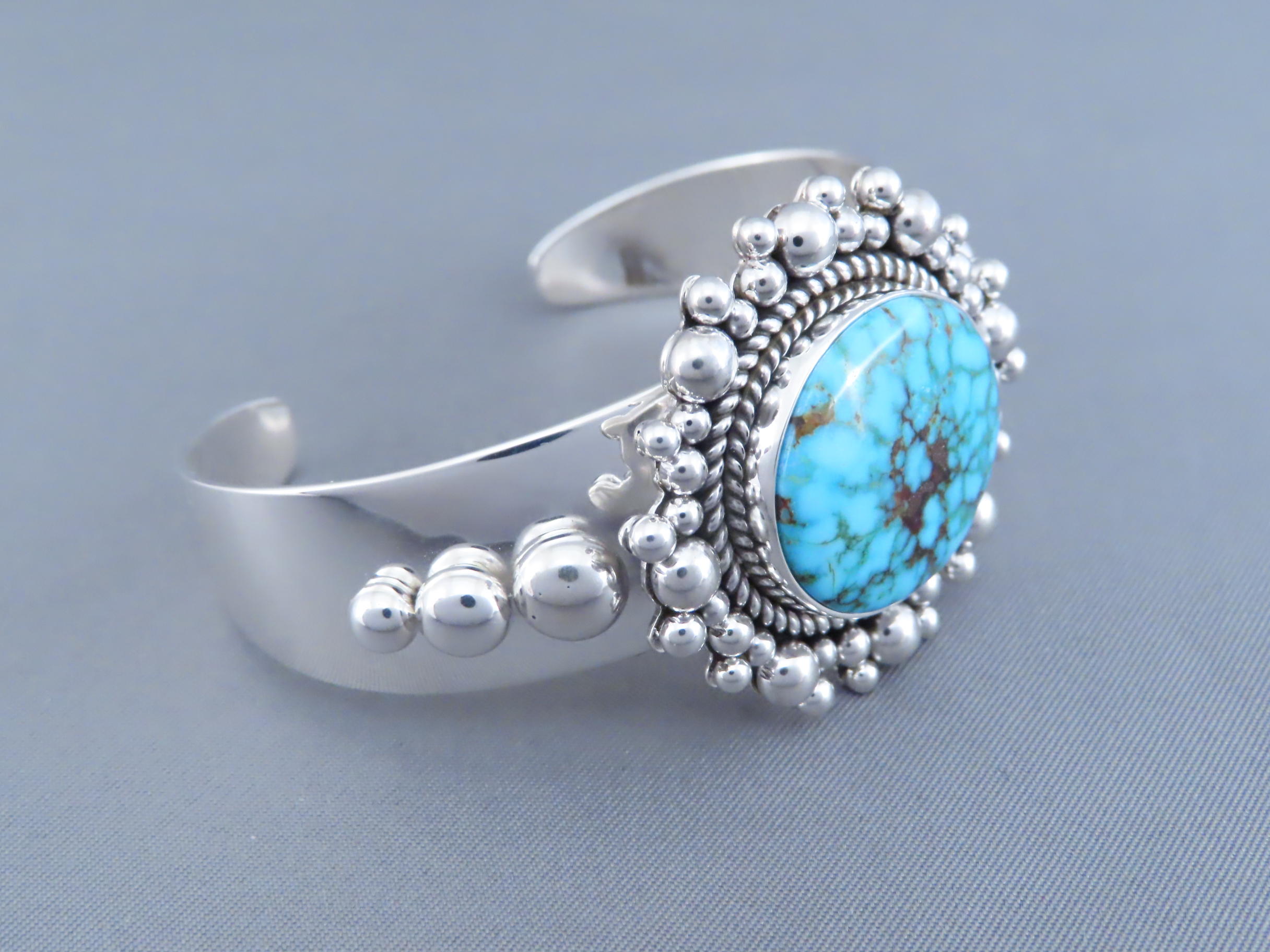 Artie Yellowhorse Kingman Turquoise Bracelet