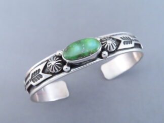Narrow Sonoran Gold Turquoise Bracelet by Albert Jake