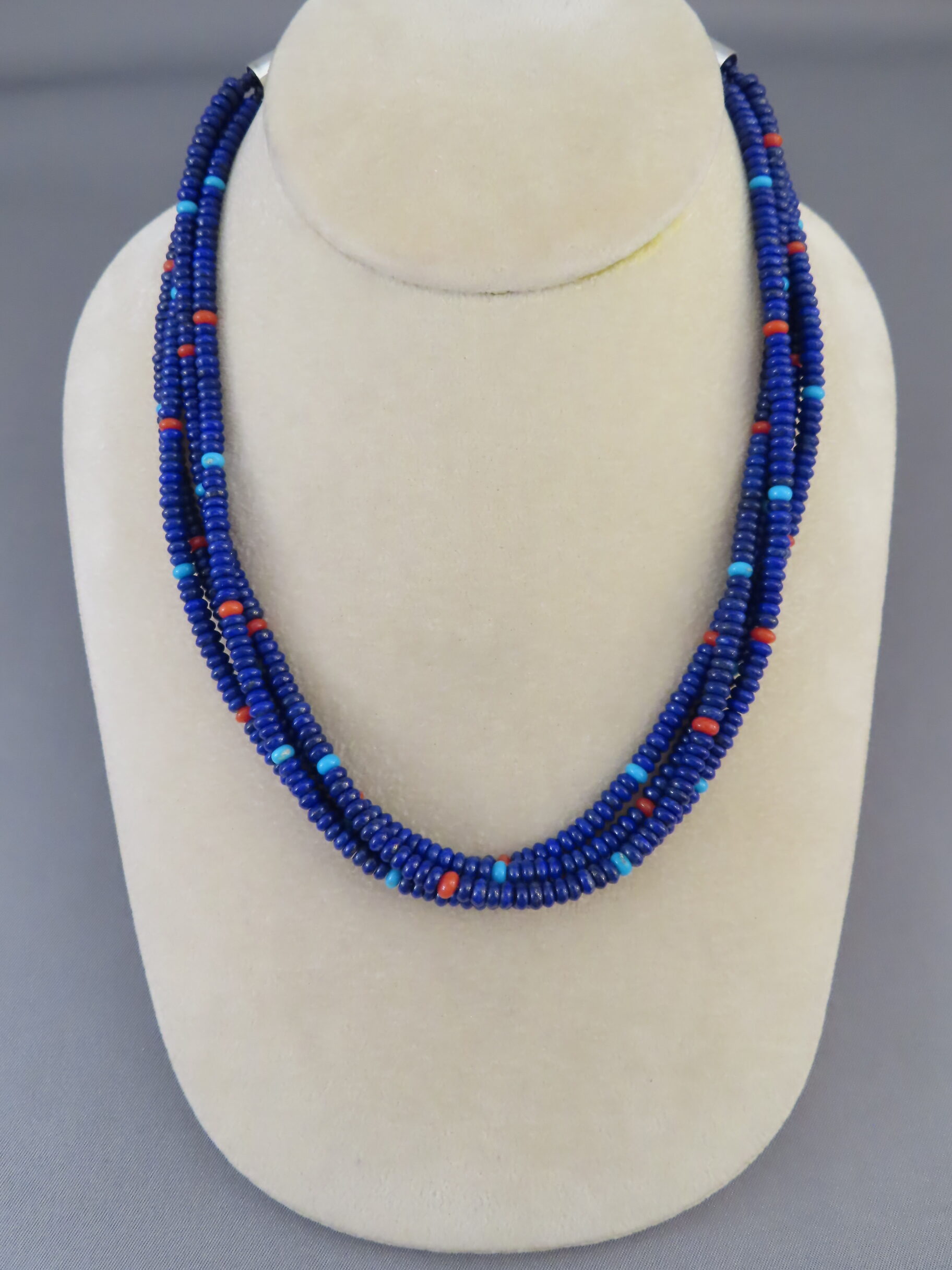 Lapis Necklace by Desiree Yellowhorse