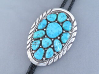 Turquoise Cluster Bolo Tie (1970’s)