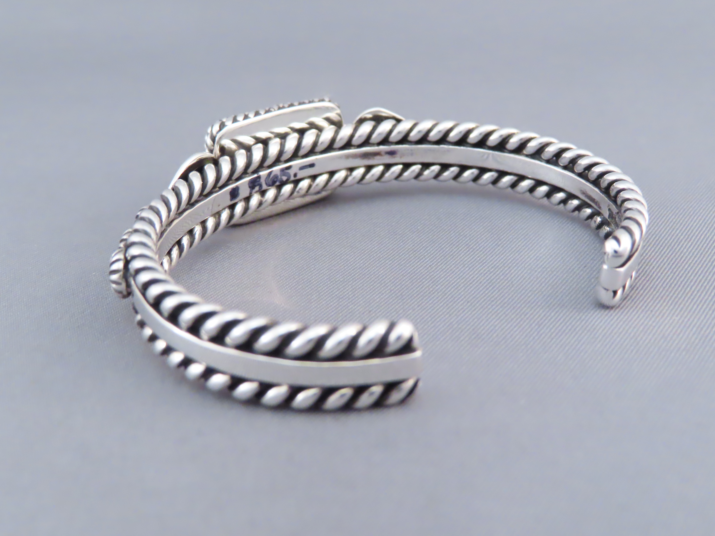 Sugilite & Sterling Silver Cuff Bracelet by Artie Yellowhorse